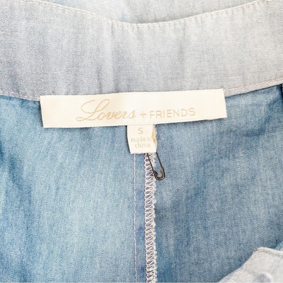 Lovers + Friends Light Blue Wide-Leg Pants - Picture 3 of 4